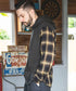 MR.OLIVE/URAKE & OMBRE CHECK / HYBRID HOODY ミスターオリーブ/裏毛&オンブレチェック / ハイブリットフーディー